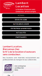 Mobile Screenshot of lambert-location.com